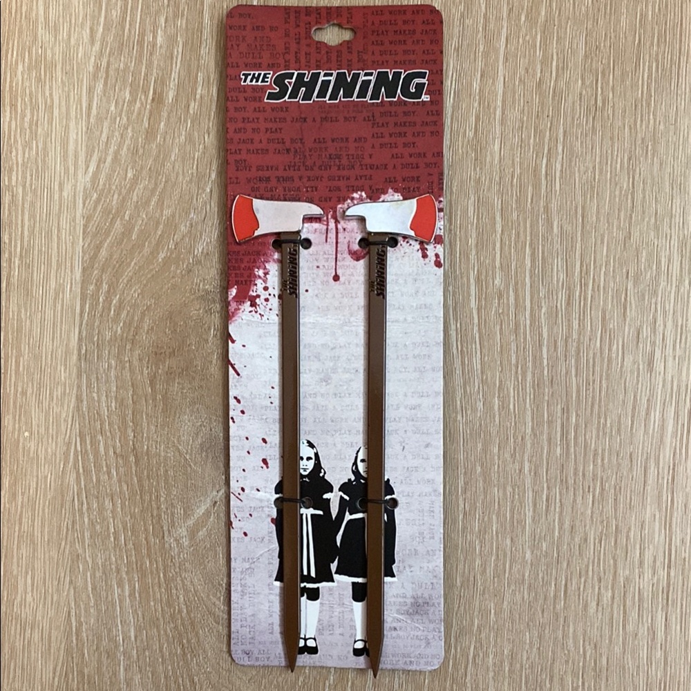 The Shining Chopsticks with Red Axe Design